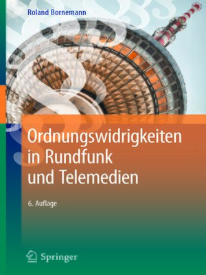 cover image of Ordnungswidrigkeiten in Rundfunk und Telemedien